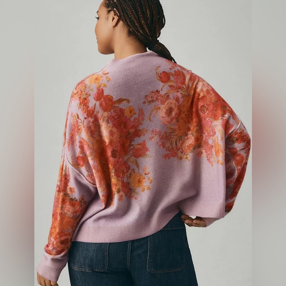 NWT The Alani Cashmere Mock-Neck Sweater by Pilcro - Picture 6 of 14